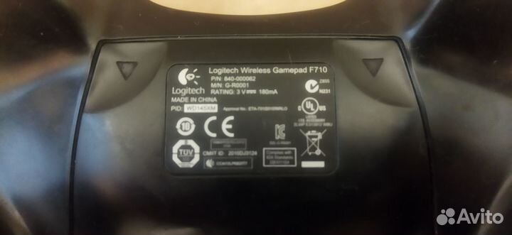 Геймпад джойстик беспроводной Logitech f 710