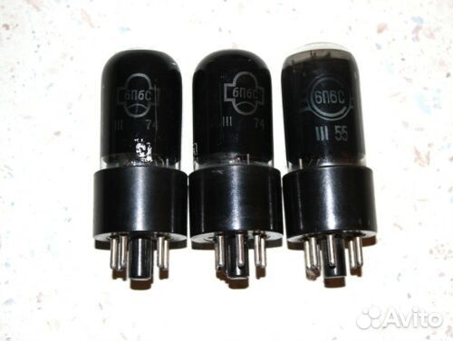 6П6С 6В6 / 6AY5 / 587 / 6П6 (2x1974 1x1955) Тетрод