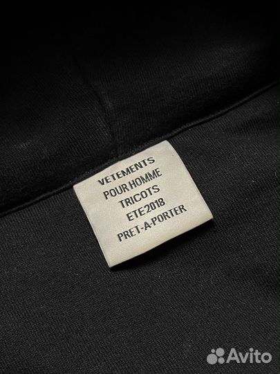 Vetements Weltschmertz zip hoodie M оригинал