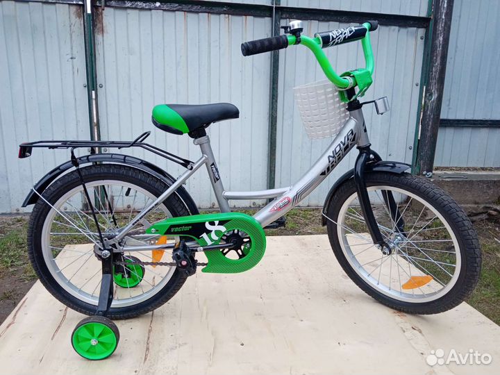Детский велосипед Novatrack vector r18