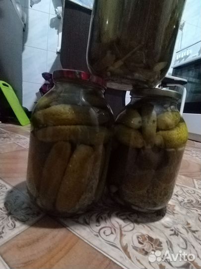 Огурцы соленые