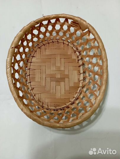 Вазы плетеные из соломки