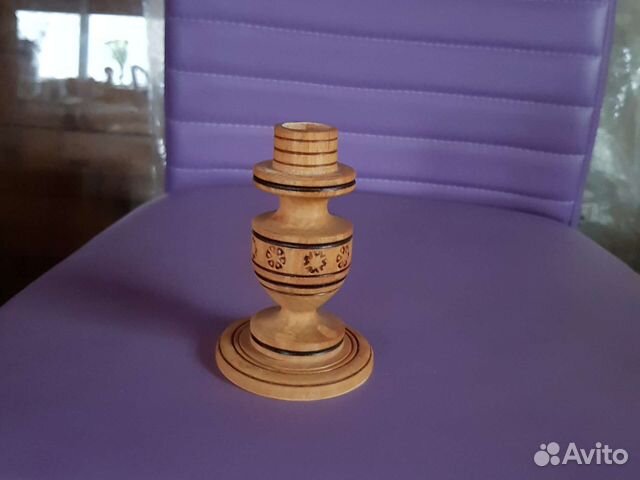 Подсвечник деревянный