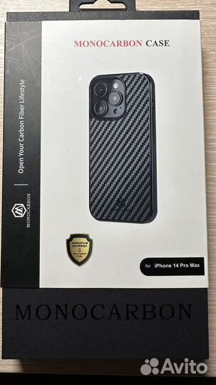 Чехол для iPhone 14 pro max Monocarbon