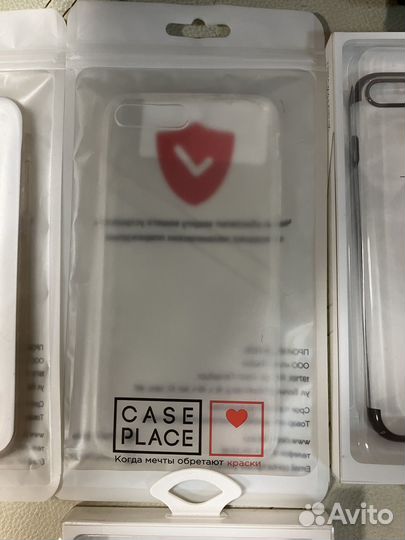 Чехлы на iPhone 7 plus и iPhone X
