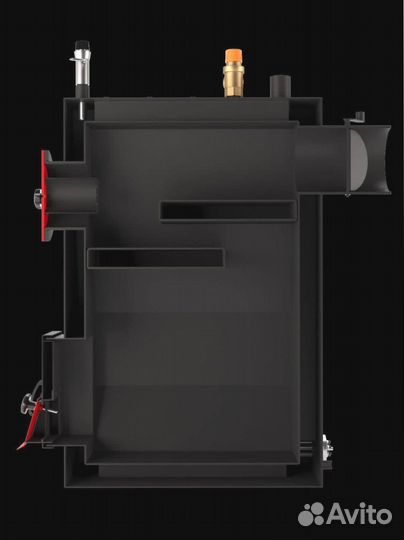 Твердотопливный котёл 65 квт