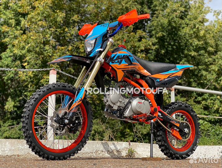 Питбайк Kayo Evolution yx125em 17/14 эл.стартер