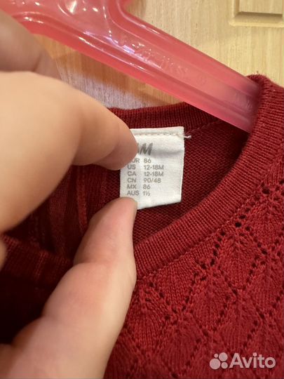 Платье на девочку 86р h&m