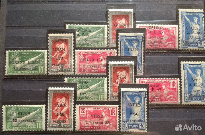 Марки Олимпиады 1924г