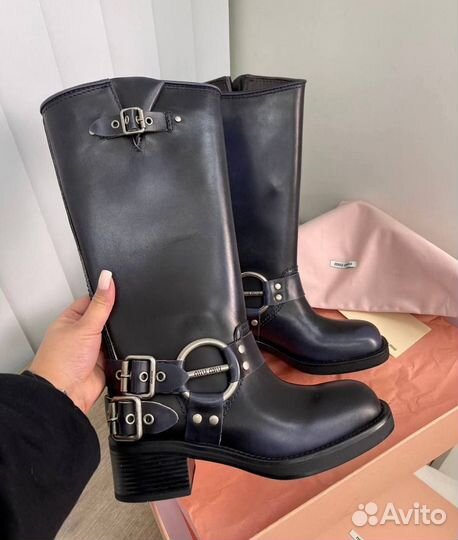 Сапоги / Ботинки Чопперы Miu Miu Размеры 36-40