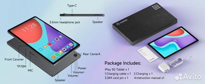 Планшет Alldocube iPlay 50 6/128Gb 4G