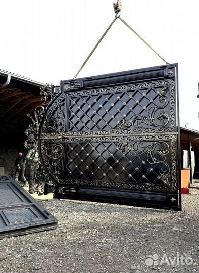 Ворота в Дербенте хай-тэк на заказ