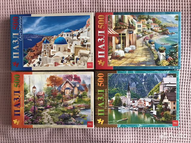 Пазлы 500 и 160 деталей