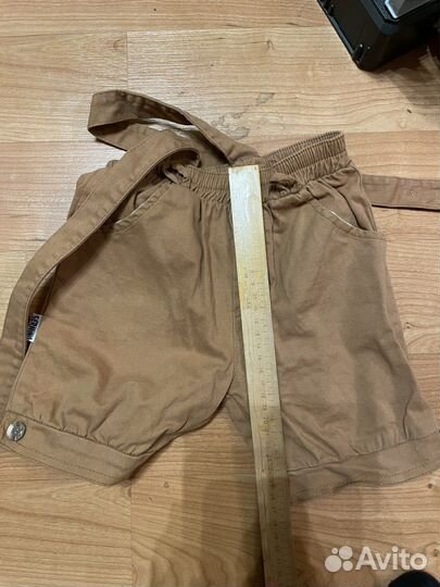 Шорты для мальчика на подтяжках