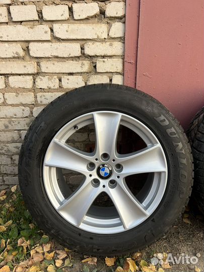 Оригинальные диски на BMW х5 е70 Dunlop 255/55 R18