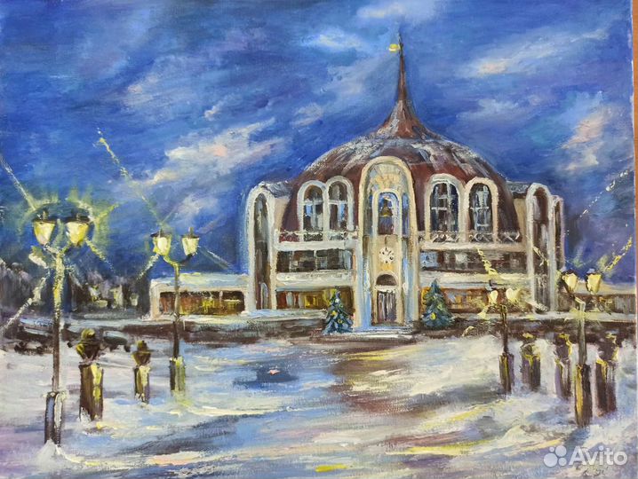 Картина маслом Тула. Музей оружия