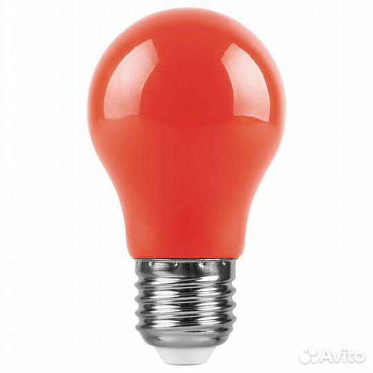 Лампа светодиодная LB-375 E27 3W красный 25924