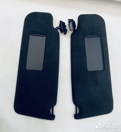 Солнцезащитные козырьки перетянутые на VW polo