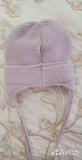 Шапка весенняя для новорожденного