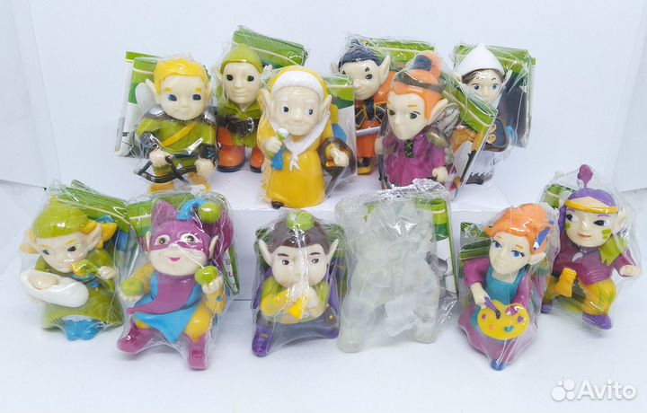 Серии Чебурашка, Эльфика, Винни пух, Сочи и др