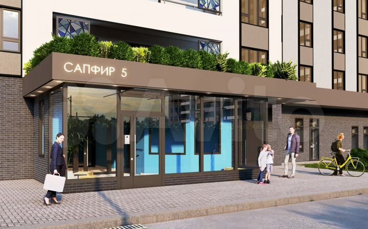 1-к. квартира, 41,6 м², 16/16 эт.