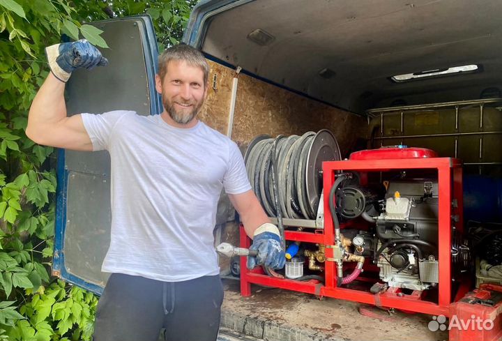 Прочистка канализации, устранение засоров