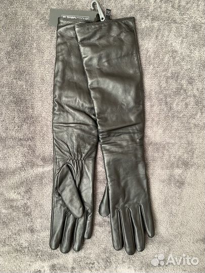 Перчатки женские кожаные новые 7