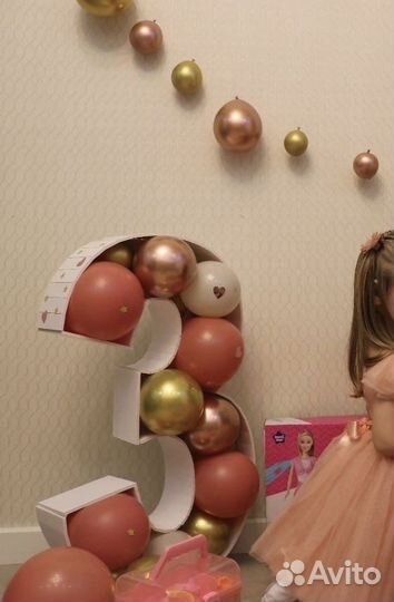 Объемная цифра 3