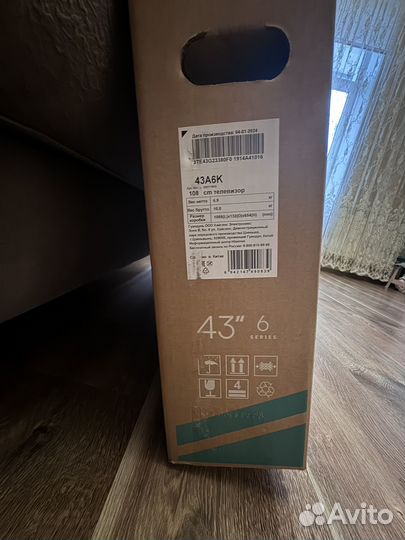 Телевизор SMART tv 43a6k