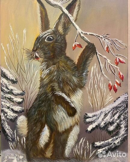 Картина маслом «Символ года»