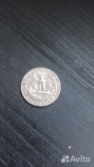 Liberty монета 1974 перевертыш