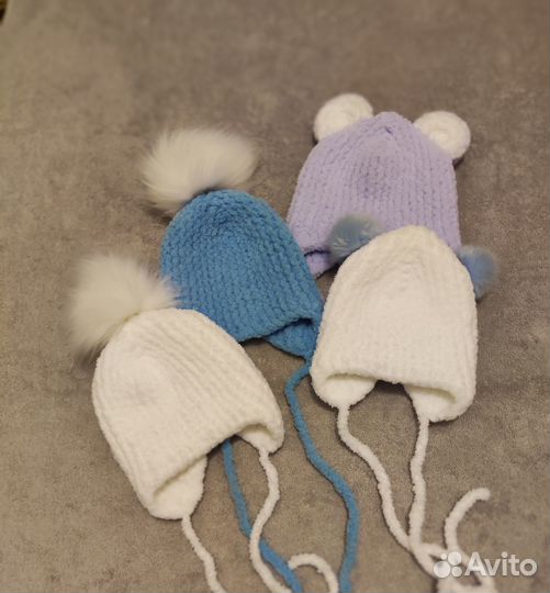 Детские шапочки на выписку