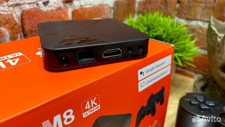 Android TV приставка M8 Mini 4K / Game 1000+