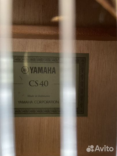 Гитара yamaha cs40