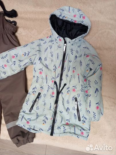 Куртка демисезонная и комбинезон для девочки