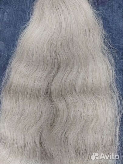 Волосы натуральные срез