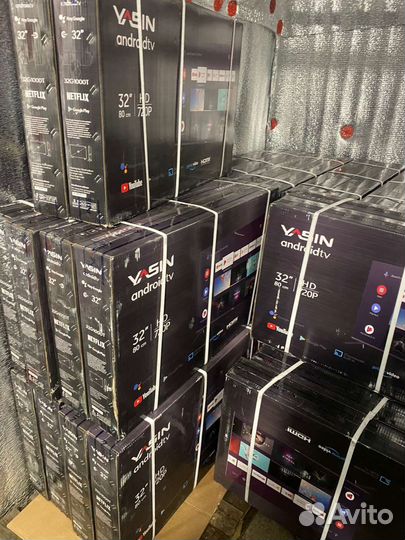 Телевизор новый 32,43,50 диагональ