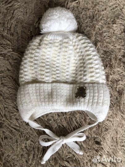 Шапка для новорожденного зима/весна/осень
