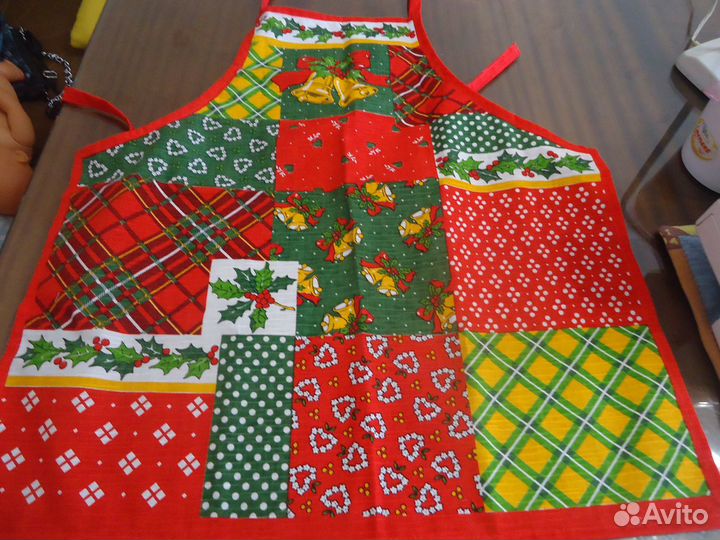 Кухонный набор : фартк,варежка,полотенце-салфетка