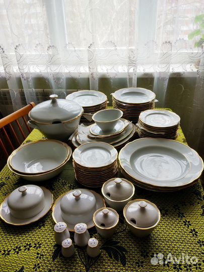 Столовый сервиз на 12 персон гдр