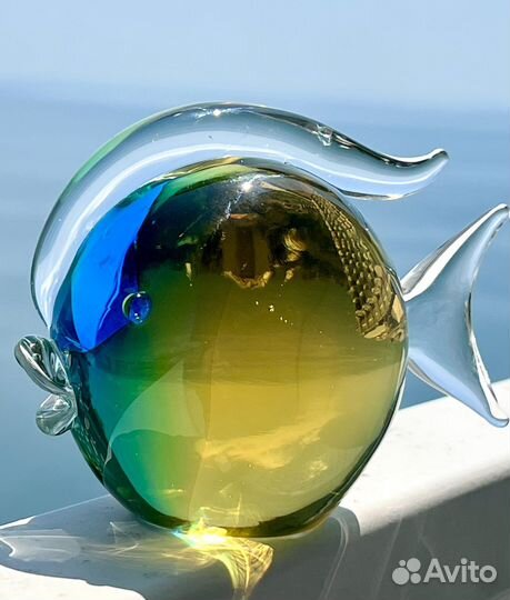 Муранское стекло Рыбка шар