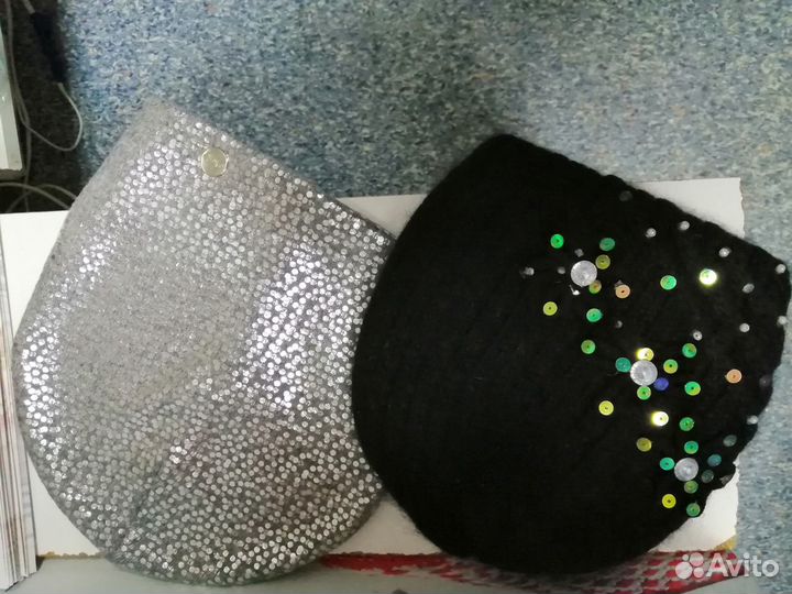 Шапки вязаные женские