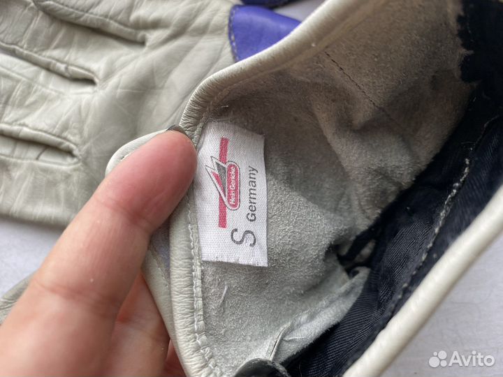 Мотоперчатки женские S кожа