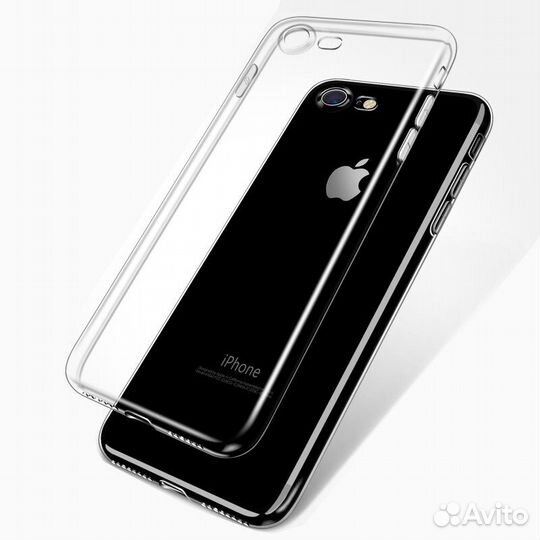 Чехол прозрачный iPhone 7/8/SE 2020