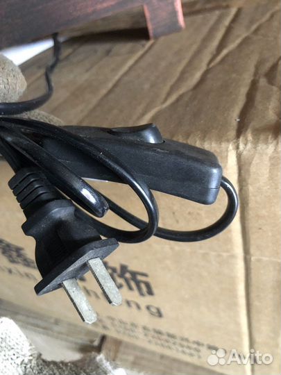 Лампа настольная. Новая. Металл, пластик, стекло