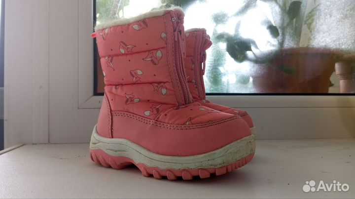 Демисезонные сапоги детские 22 размер
