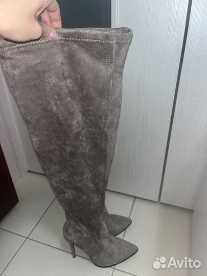Ботфорты осень весна на шпильке 36 размер
