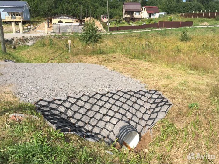 Труба в канаву на заезд (Гофра, Сталь)