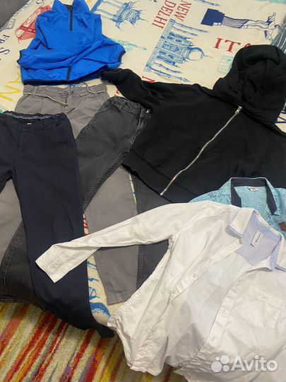 Вещи пакетом на мальчика 140