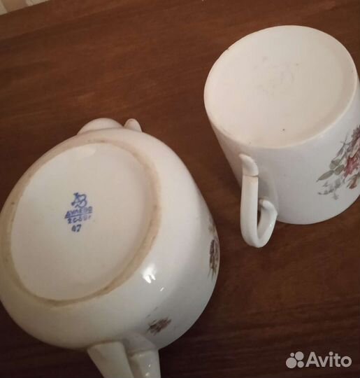 Чайник и бокал-50 -х годов прошлого века